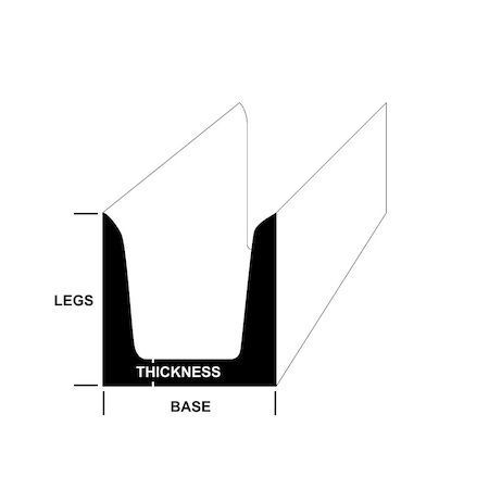 3 X 1.5 X 0.25 Stainless Steel Channel 316/316L